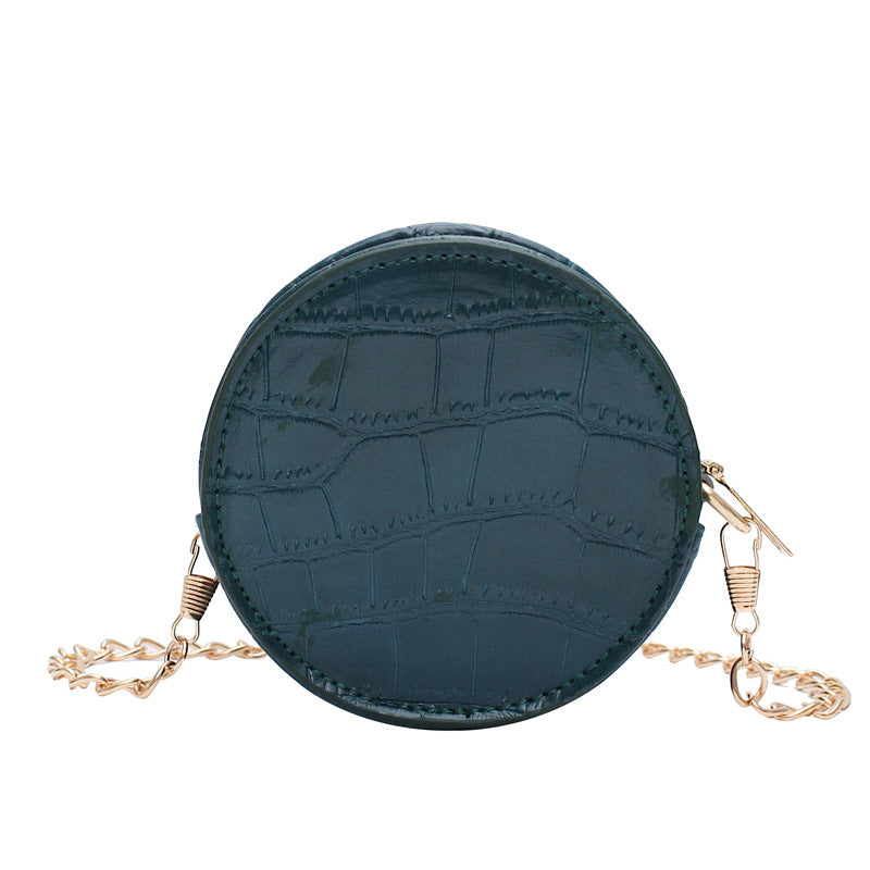 Woman Fashion Texture Crocodile Pattern Crossbody Bag