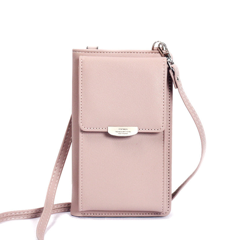 Women Casual Solid Color Metal Buckle Mini Bag Purse