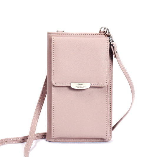 Women Casual Solid Color Metal Buckle Mini Bag Purse