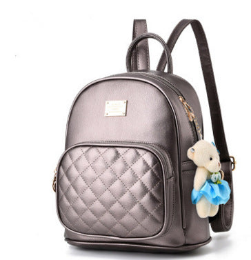 Woman Fashion Solid Color Large Capacity Backpacks
