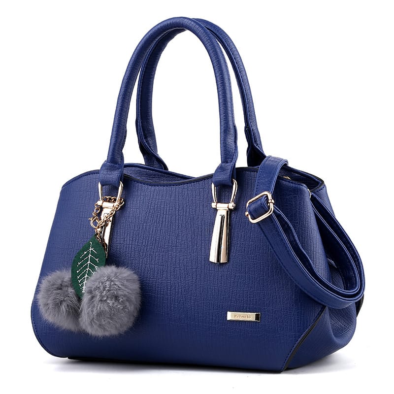 Elegant Women Large Capacity PU Handle Bag
