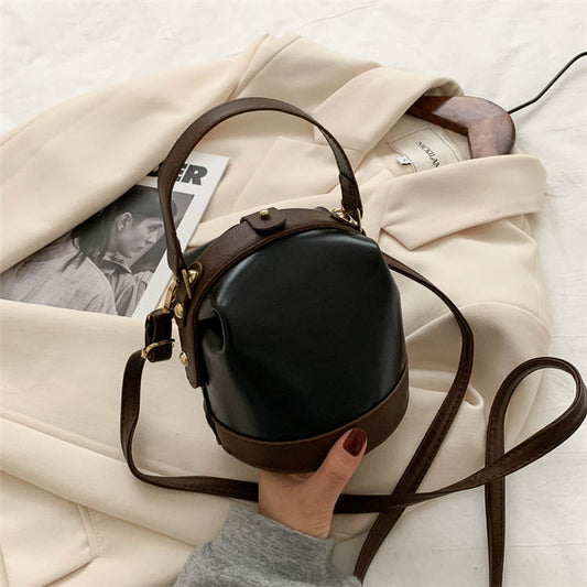 Sac seau tendance à blocs de couleurs pour femmes 