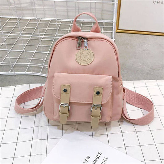 Women Fashion Color Blocking Large Capacity Backpack