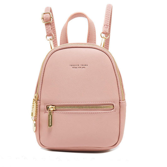 Women Fashion Letter Printed Multi-pocket Backpack