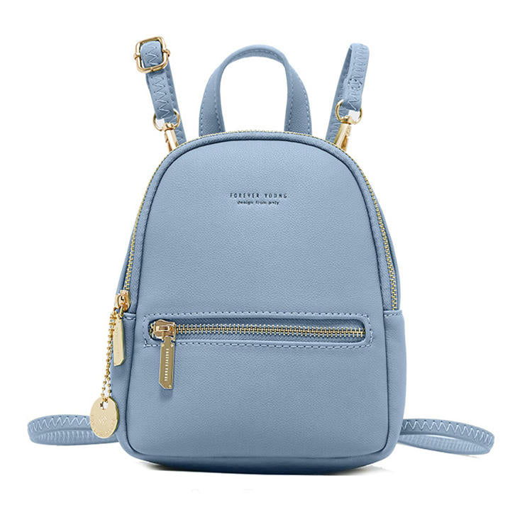 Women Fashion Letter Printed Multi-pocket Backpack