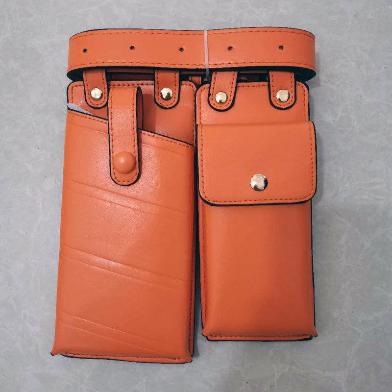 Women Fashion Solid Color Waist Bag