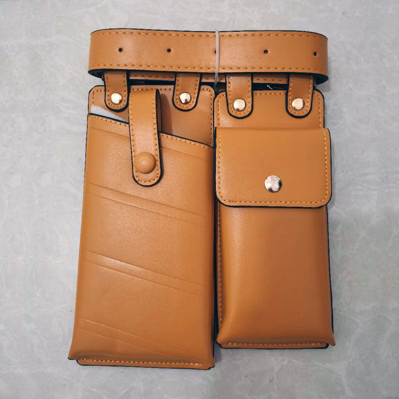 Women Fashion Solid Color Waist Bag