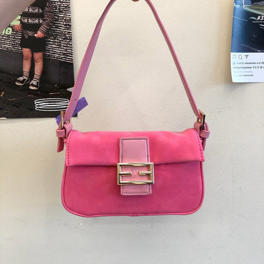 Sac à main patchwork à blocs de couleurs pour femme 