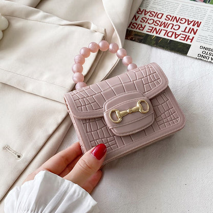 Women Fashion Crocodile Pattern Embossing Mini Crossbody Bag
