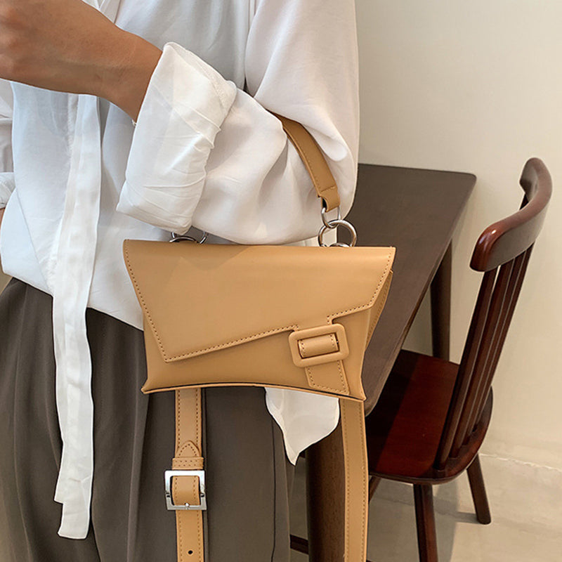 Sac banane décontracté de couleur unie pour femme 