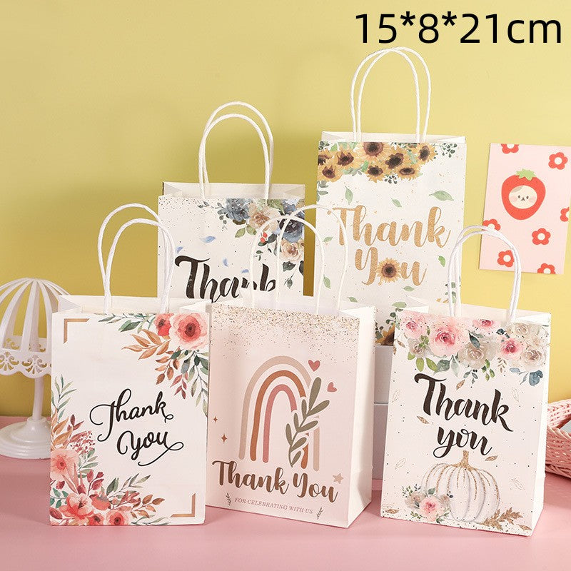 Sac de rangement floral de dessin animé, accessoires de vêtements