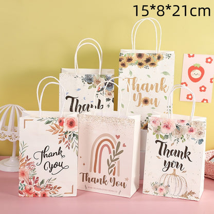 Sac de rangement floral de dessin animé, accessoires de vêtements