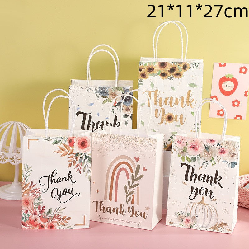 Sac de rangement floral de dessin animé, accessoires de vêtements 