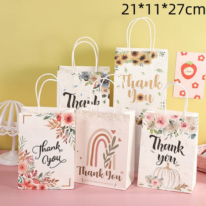 Sac de rangement floral de dessin animé, accessoires de vêtements 