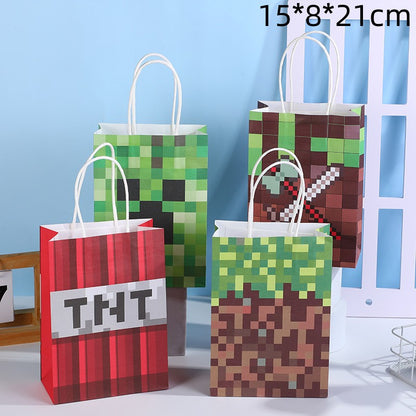Alphabet Pixel Theme Storage Packaging Bag Garment Accessories