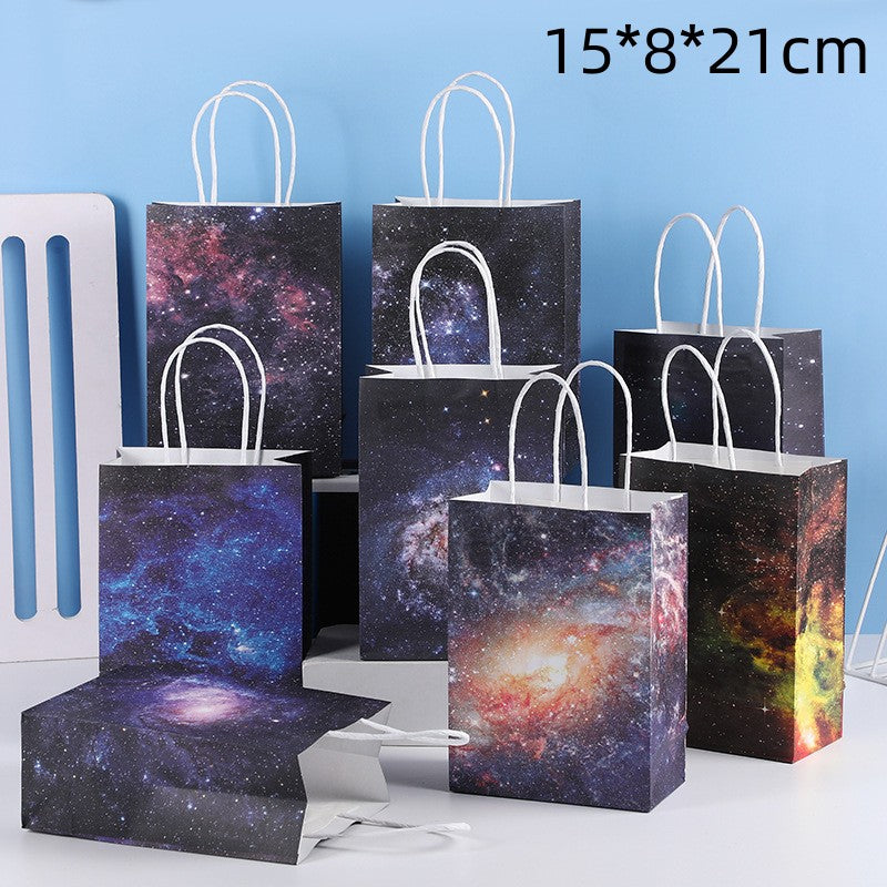 Sac de rangement imprimé étoiles tendance pour accessoires de vêtements 