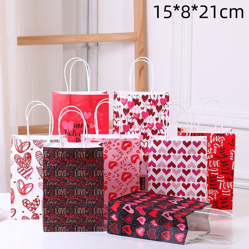 Sac de rangement imprimé Love pour accessoires de vêtements 