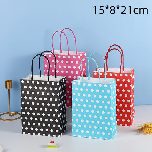 Sac de rangement à pois tendance pour accessoires de vêtements 