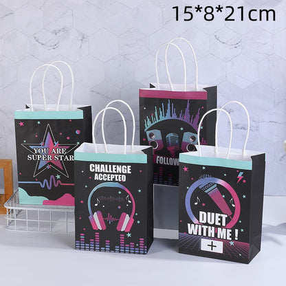 Sac de rangement et d'emballage personnalisé pour musique électronique, accessoires de vêtements 