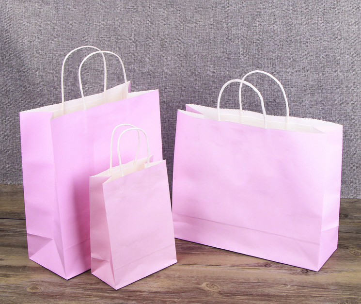 Fashion Multiple Specifications Kraft Paper Gift Bag