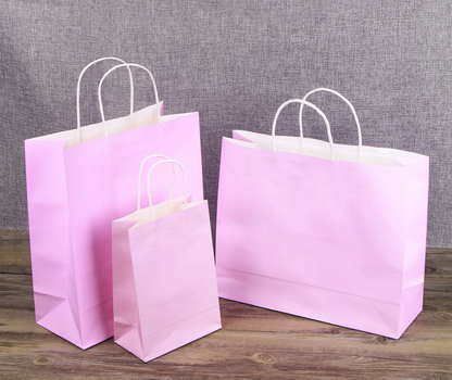 Fashion Multiple Specifications Kraft Paper Gift Bag