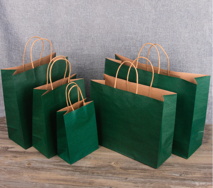 Fashion Multiple Specifications Kraft Paper Gift Bag