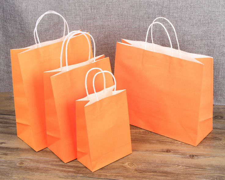 Fashion Multiple Specifications Kraft Paper Gift Bag