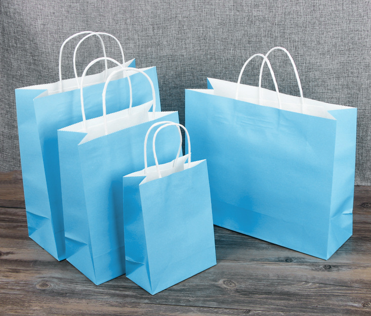 Fashion Multiple Specifications Kraft Paper Gift Bag