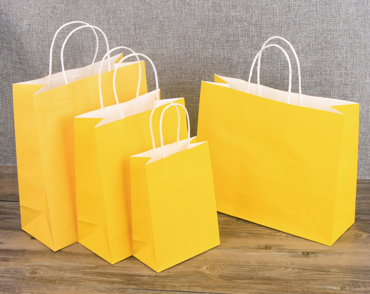 Fashion Multiple Specifications Kraft Paper Gift Bag
