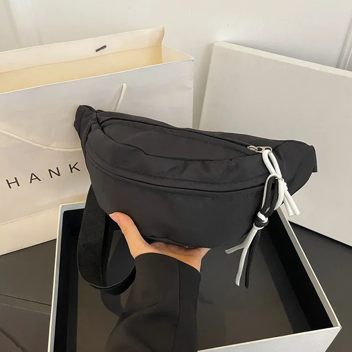 Women Simple Casual Large-Capacity Crossbody Chest Bag