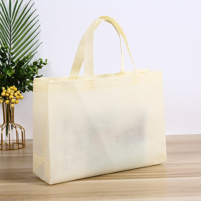 Sac d'emballage portable non tissé de couleur unie simple 