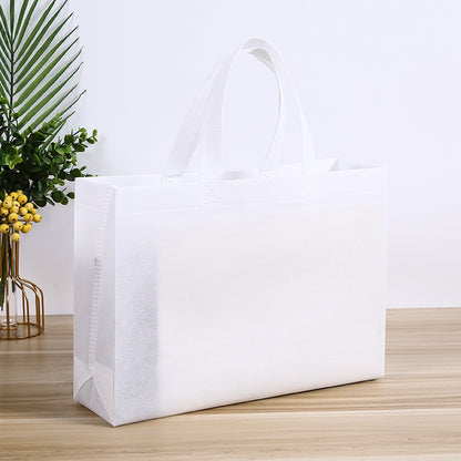 Sac d'emballage portable non tissé de couleur unie simple 