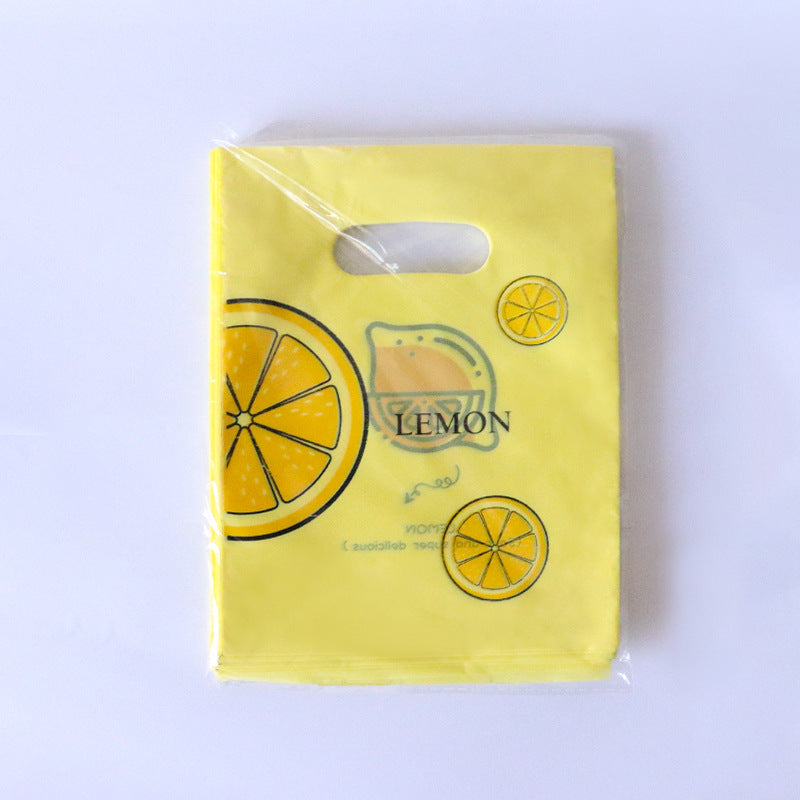 Lot de 100 sacs en plastique pour emballage cadeau, imprimés tendance 