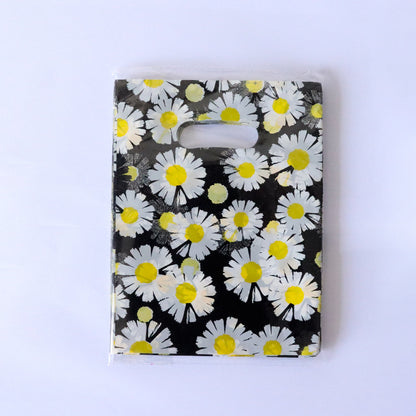 Lot de 100 sacs en plastique pour emballage cadeau, imprimés tendance 