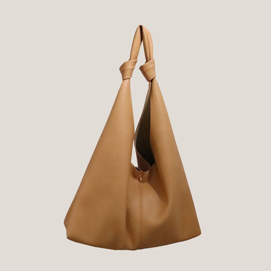 Sac à main tendance en PU de grande capacité, couleur unie 