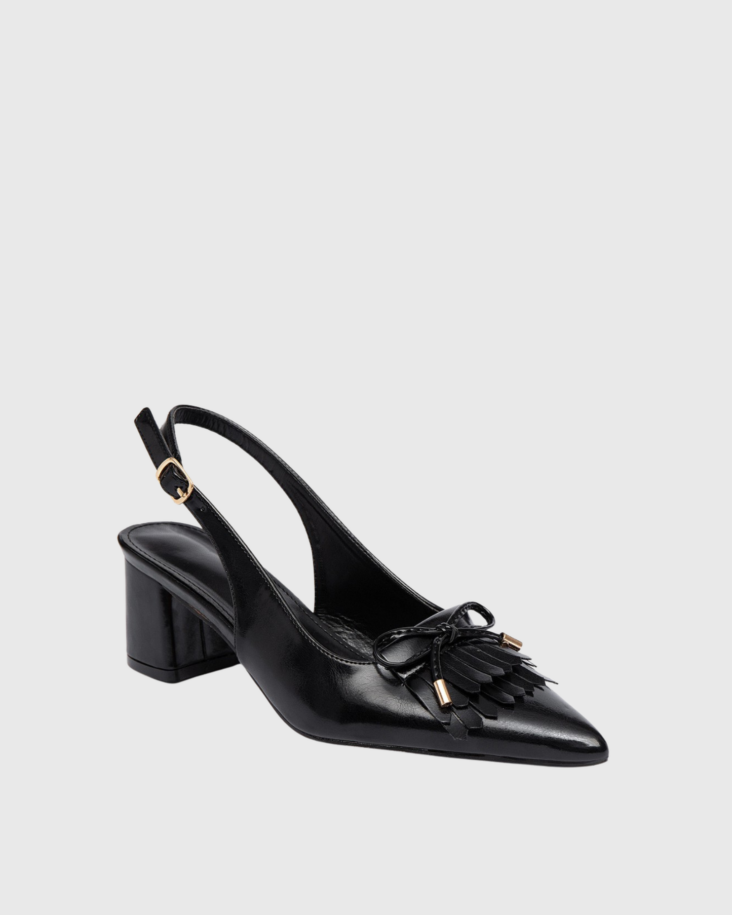 Caj Bow Slingback Pumps In Black