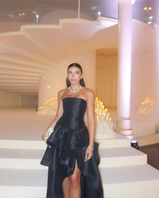 Black Long Party Dress Evening Dress Prom Dresses     cg25681