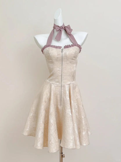 A Line Halter Vintage Homecoming Dresses Short Prom Dress Short Party Dress Cocktail Dresses     cg25919