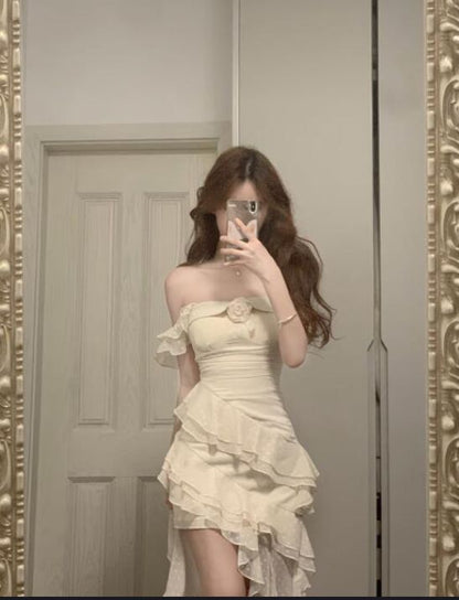 Off Shoulder Chiffon Party Dress Evening Dress Prom Dresses     cg25656