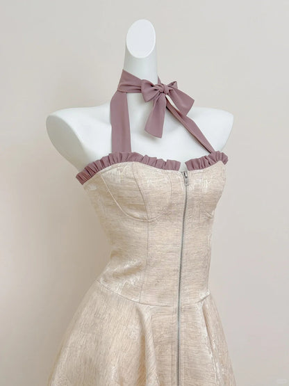 A Line Halter Vintage Homecoming Dresses Short Prom Dress Short Party Dress Cocktail Dresses     cg25919