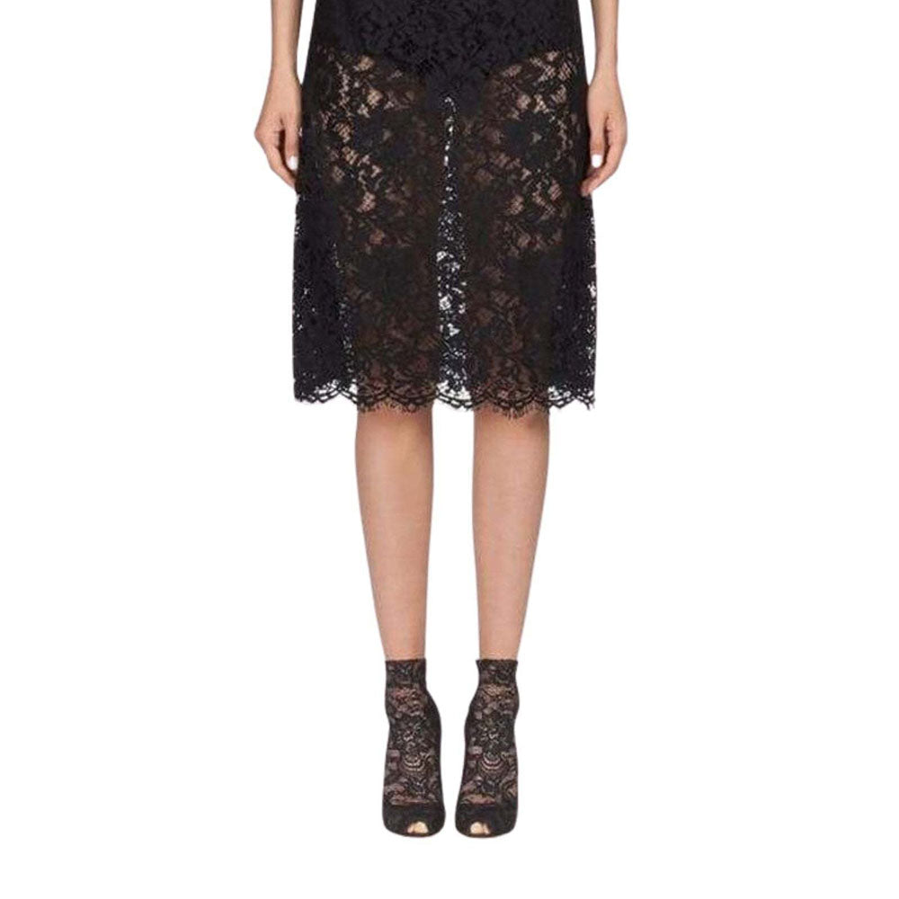 Black Floral Lace Peep Toe Booties Elegant Stiletto Heel Ankle Boots