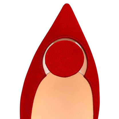 Red Trendy Shoes Slip On Pointed Toe Flats for Women