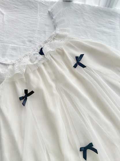 Sweet White Lace Ruffled Tulle Short 16th Birthday Dress P3993