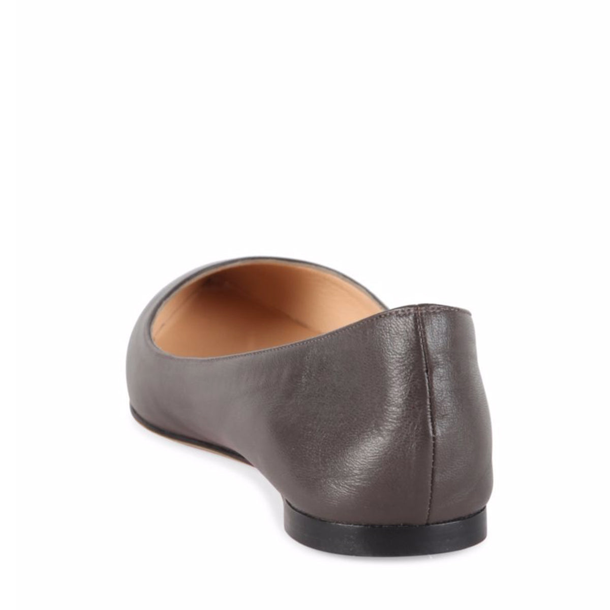 FSJ Women's Pointed Toe Comfortable Flats in Dark Grey