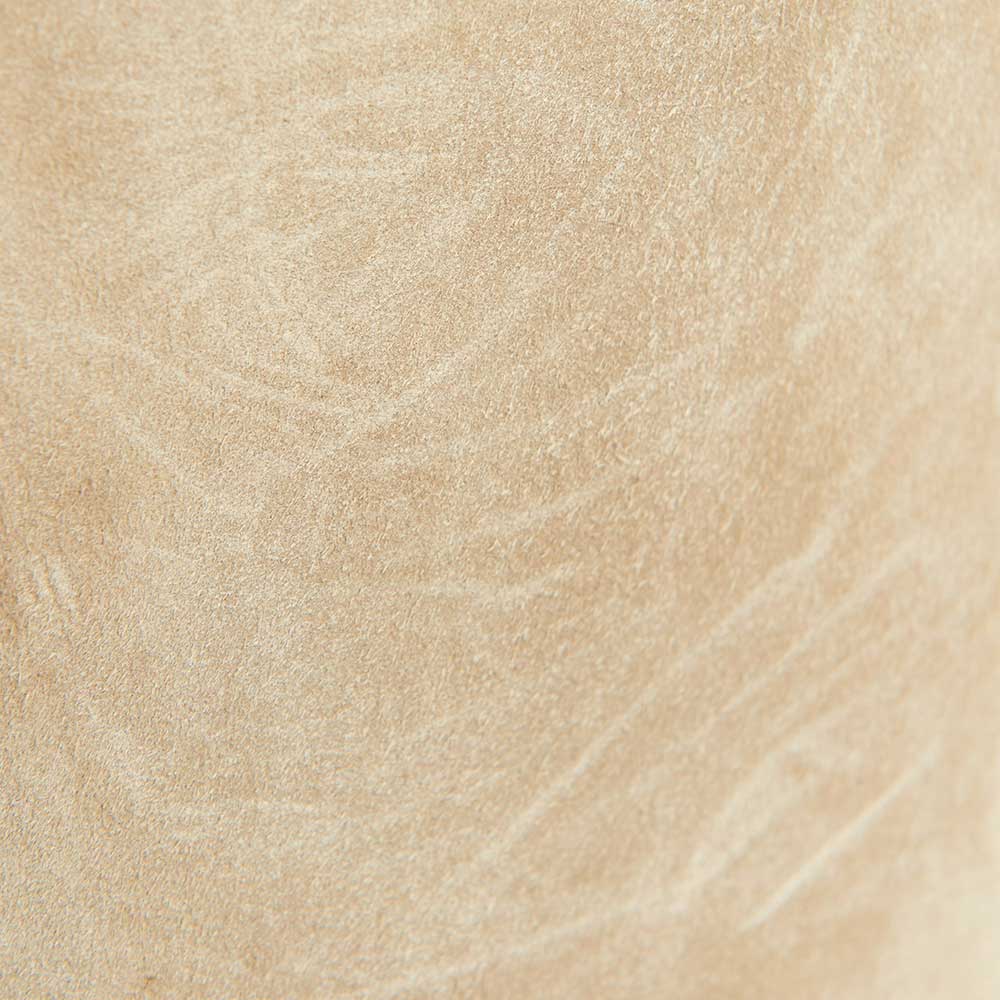 Beige Vegan Suede Pointed Toe Back-Zipper Block Heel Knee High Boots