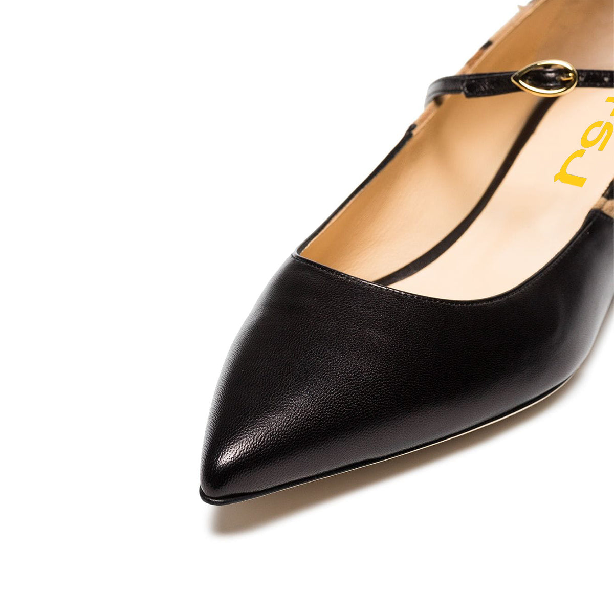 Black Leopard Print Flats Mary Jane Shoes