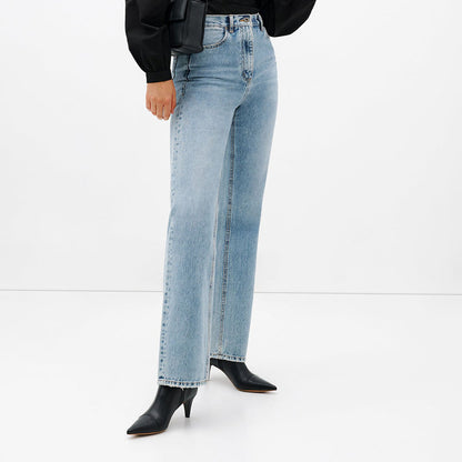 Women's Classic Black Pointed Toe Kitten Heel Ankle Boots with Zipper