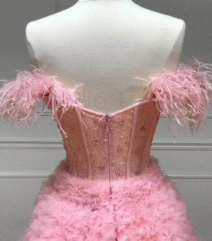 A Line Off The Shoulder Prom Dress Fablous Evening Dress,WQ110