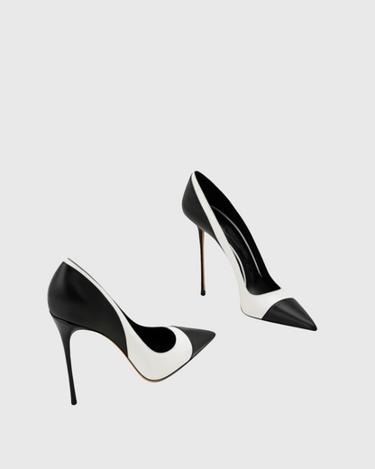 Ala Two Tone Pumps In Black & White
