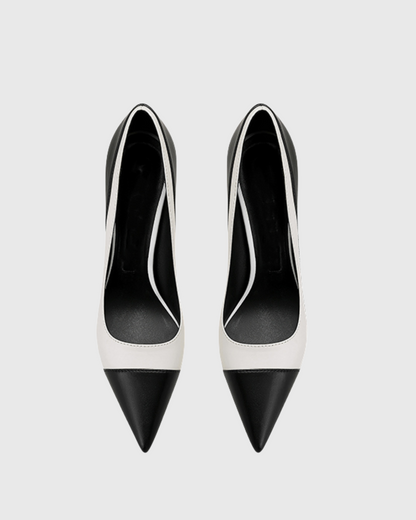 Ala Two Tone Pumps In Black & White